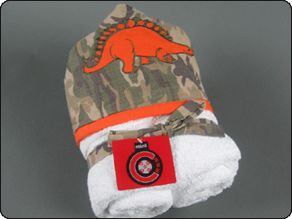 C-Red Brand Dinosaur Hooded Towel