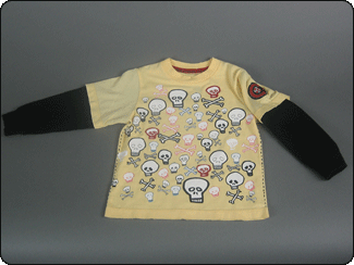 mini c-red Mini Skulls Shirt