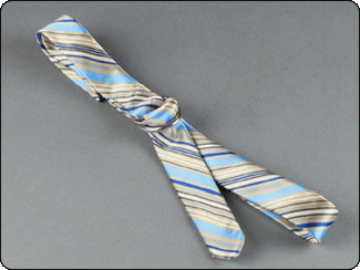 C-Red Brand Olive Stripe Tie Fabric Belt